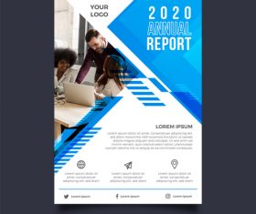Project development business brochure template vector
