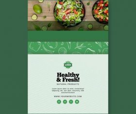 Pure natural vegetable vector