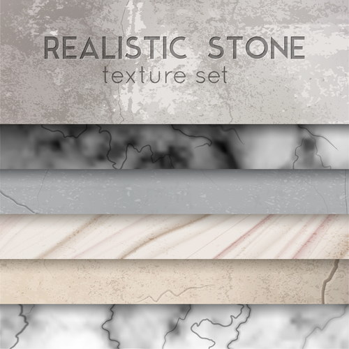 Realistic stone texture vector