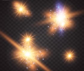 Shiny particles vector