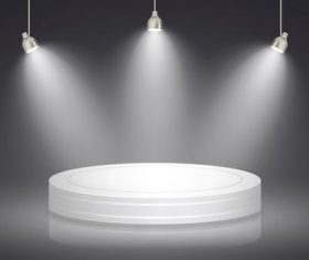 Spotlights background vector