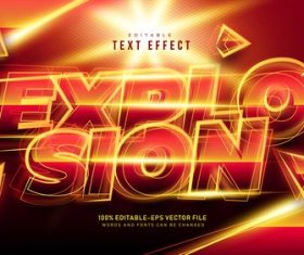 Text effect in vector