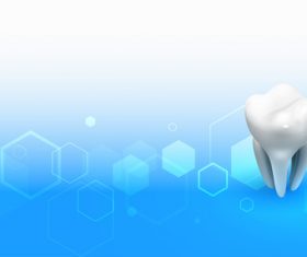 Tooth care vector