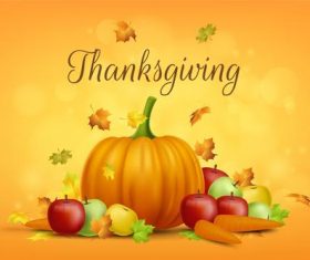 Traditional festival thanksgiving day vector