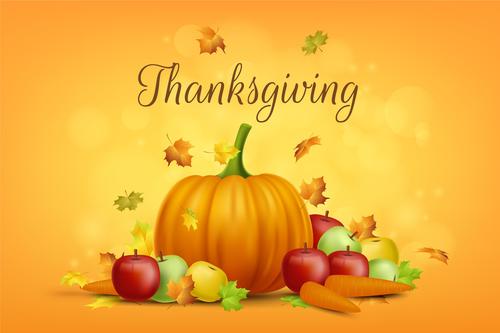Traditional festival thanksgiving day vector