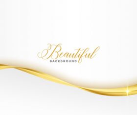 White vector backgrounds with gold decor