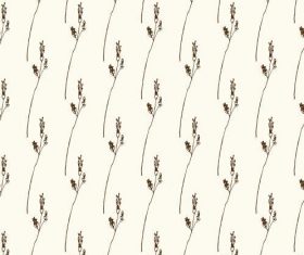 Wild herbs pattern vector
