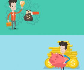 Wisdom mind flat design vector