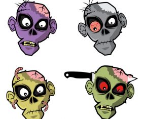 Zombie Head vector