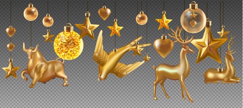 2021 Christmas decoration toy pendant vector