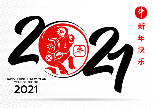 2021 New Years illustrations inscription vector