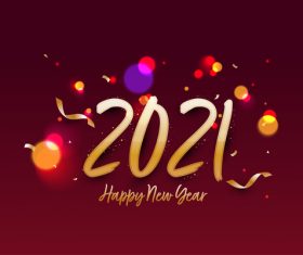 2021 colorful text design vector