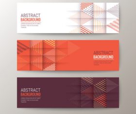 Abstract background banner vector