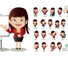 Analyst cartoon vector