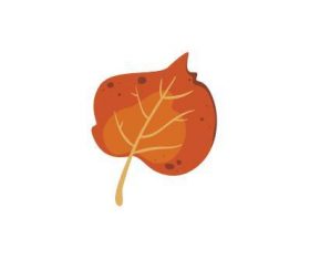 Aspen leaf vector