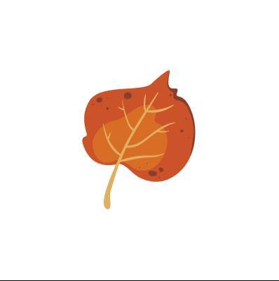 Aspen leaf vector
