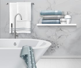 Bathroom 3rd illustration vector