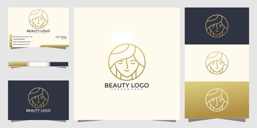 Beauty logo design vector