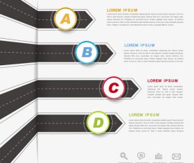 Black zigzag label information background vector