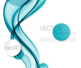 Blue dynamic abstract background vector