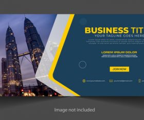 Bright Petronas Twin Towers Business Template Vector