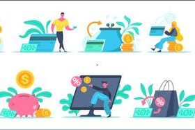 Business cartoon illustration vector