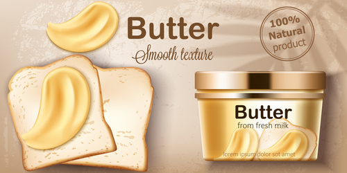 Butter vector
