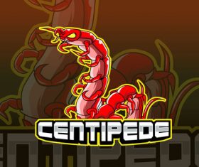 Centipede esports logo vector