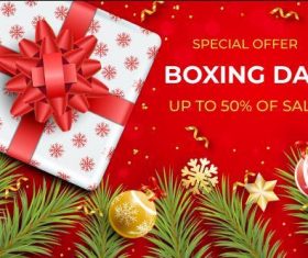 Christmas business promotion flyer vector