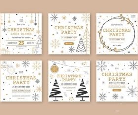 Christmas party instagram post