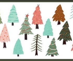 Christmas tree vector