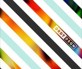 Color bar poster design vector