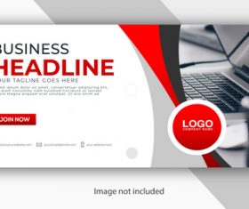 Colorful background business template vector