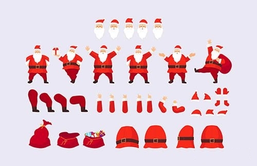 Constructor Santa Claus to Make Your Santa