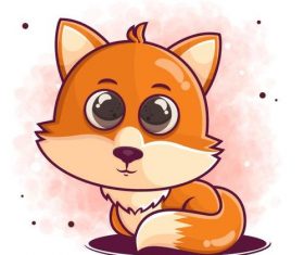 Cute animal icon vector