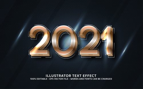 Dark background 2021 digital vector