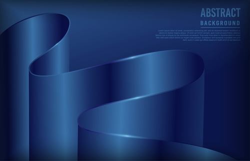 Dark blue luxury dynamic background vector