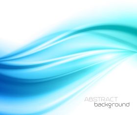 Gradient blue dynamic abstract background vector