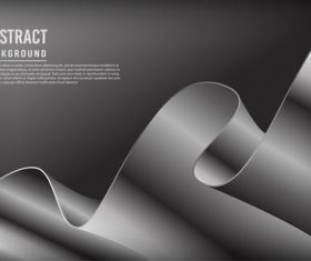 Gray luxury dynamic background vector
