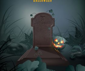 Halloween themed vector illustration