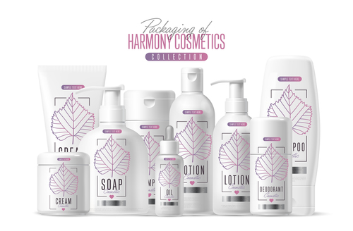 Harmony cosmetics and packing vector