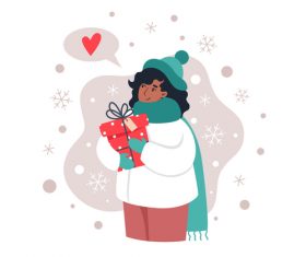 Love gift illustration vector