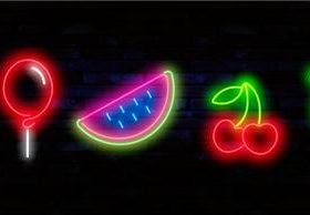 Neon art icon vector