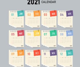 Notepad pattern calendar vector