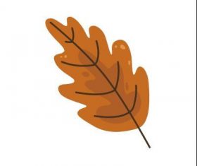 Oak leaf vector