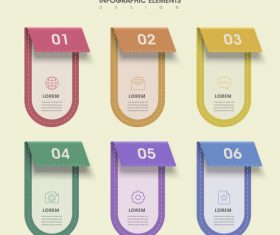 Paper bag information background vector