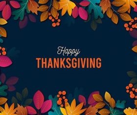 Realistic thanksgiving background