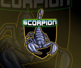 Scorpion esports logo vector