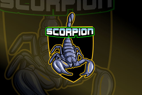 Scorpion esports logo vector