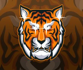 Tiger sports and athletics logo vector
